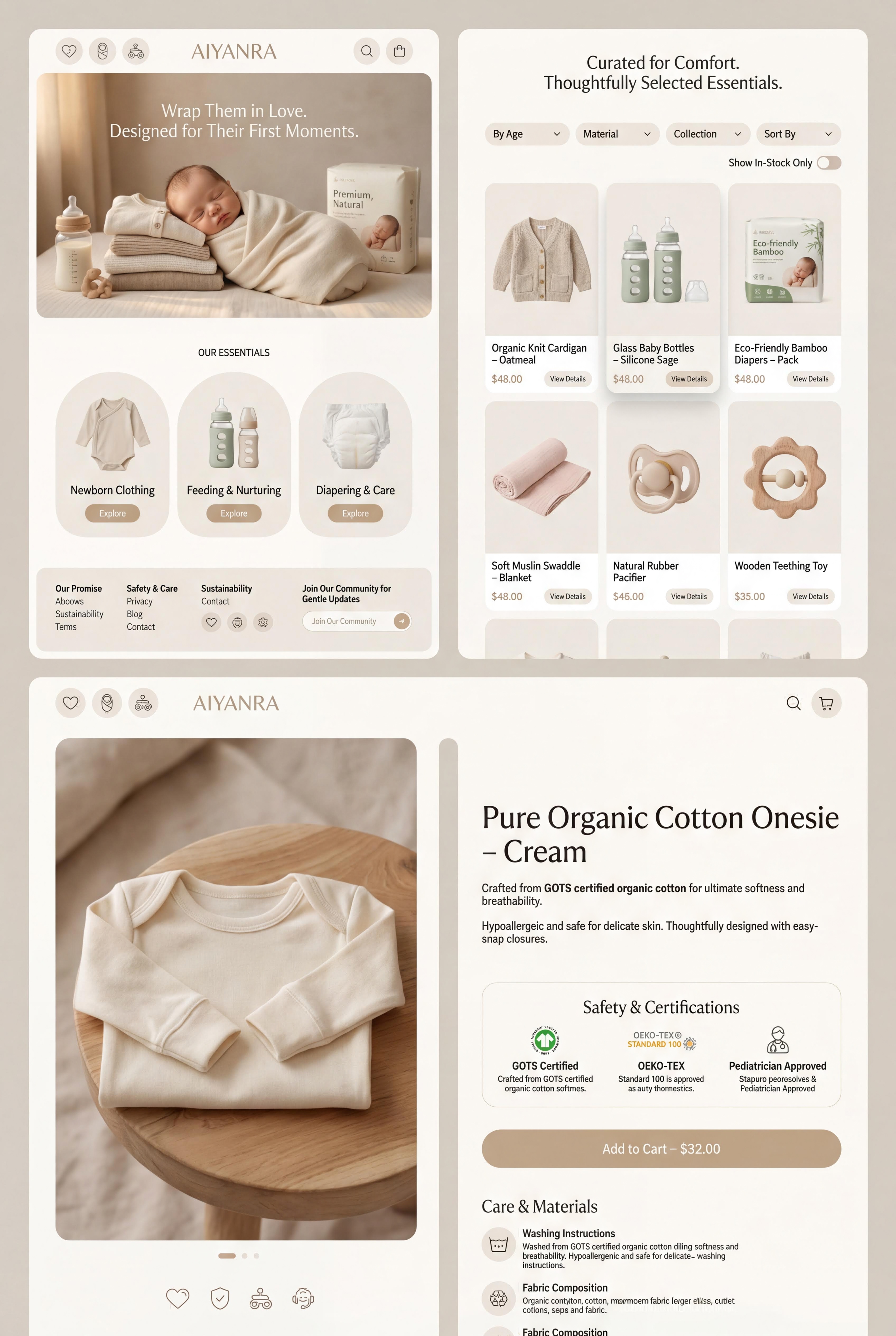AIYANRA Baby Essentials Shopify Theme