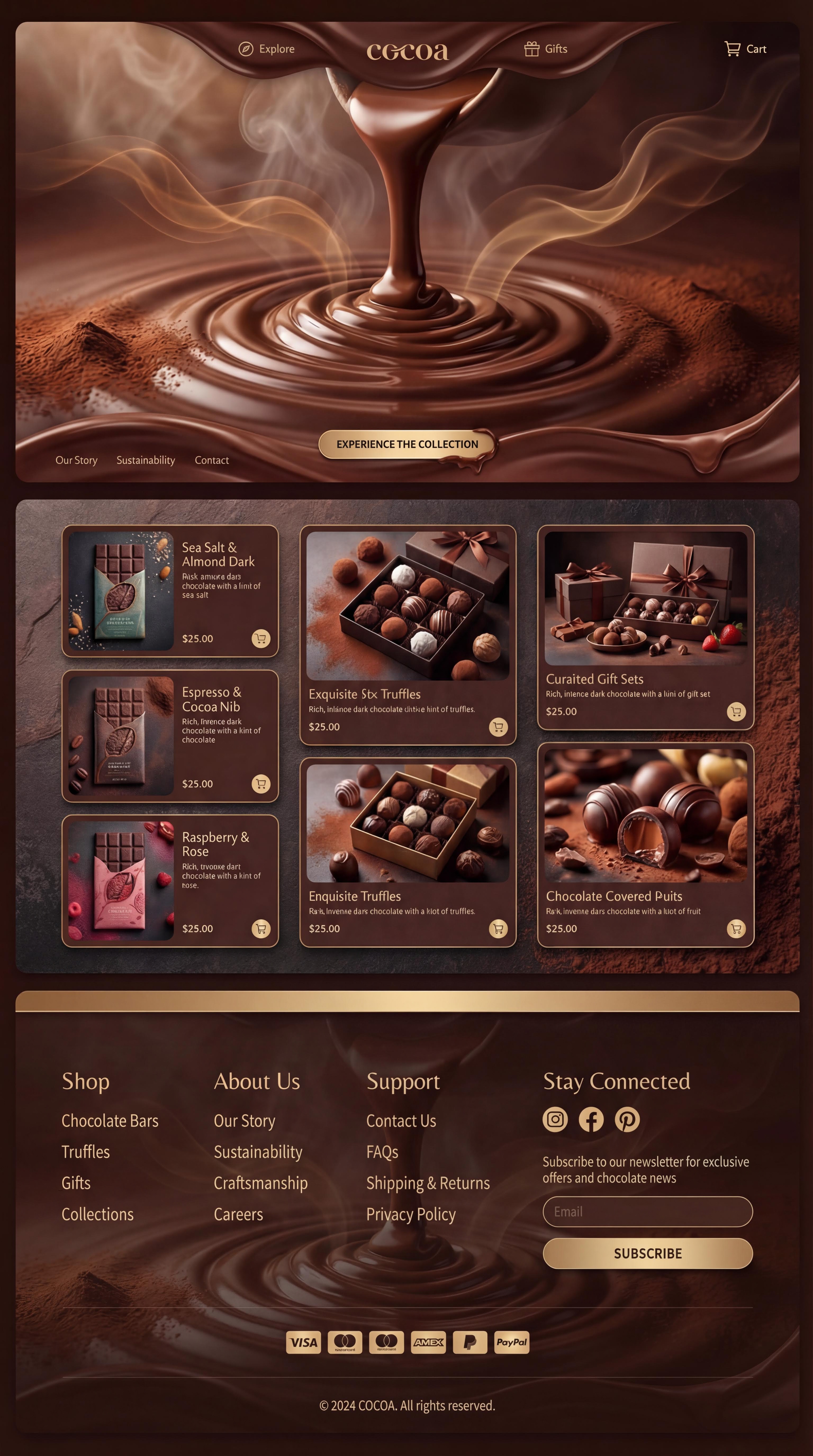 COCOA Chocolate Shopify Theme